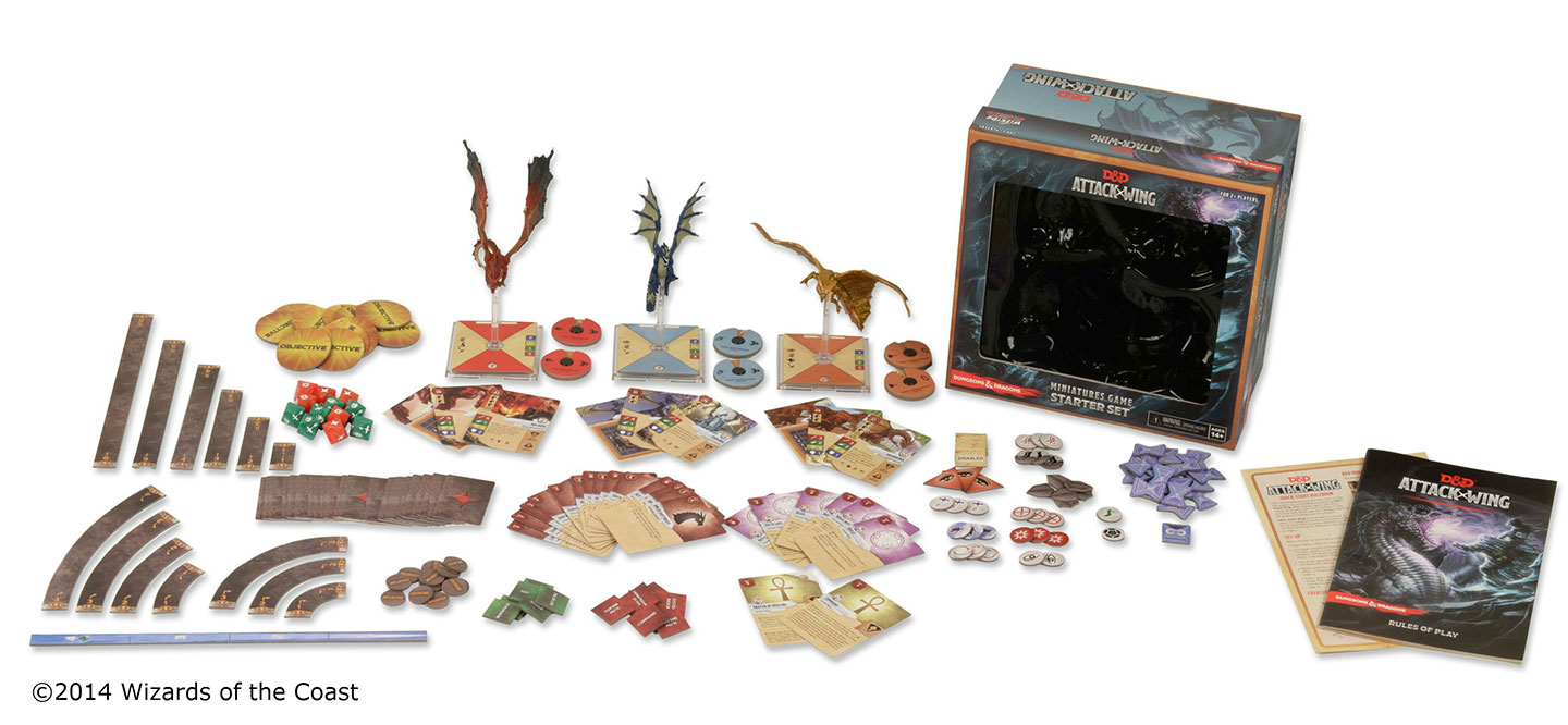 WZK71683 NM Template Set WizKids Games Dungeons & Dragons Attack Wing