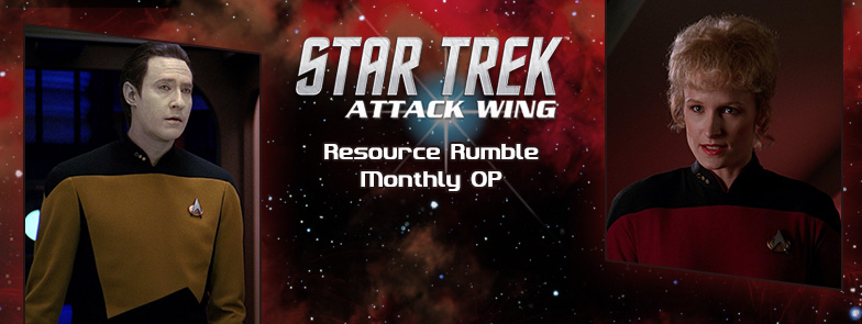 used WizKids Star Trek Attack Wing OP Resource cards 