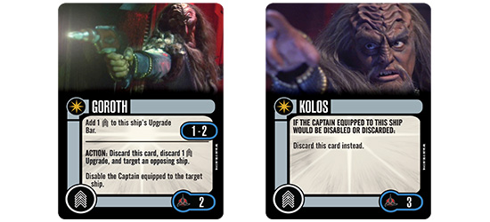 Attack Wing | Attack Wing Card Pack Preview Wave 1- I.K.S. Ves Batlh