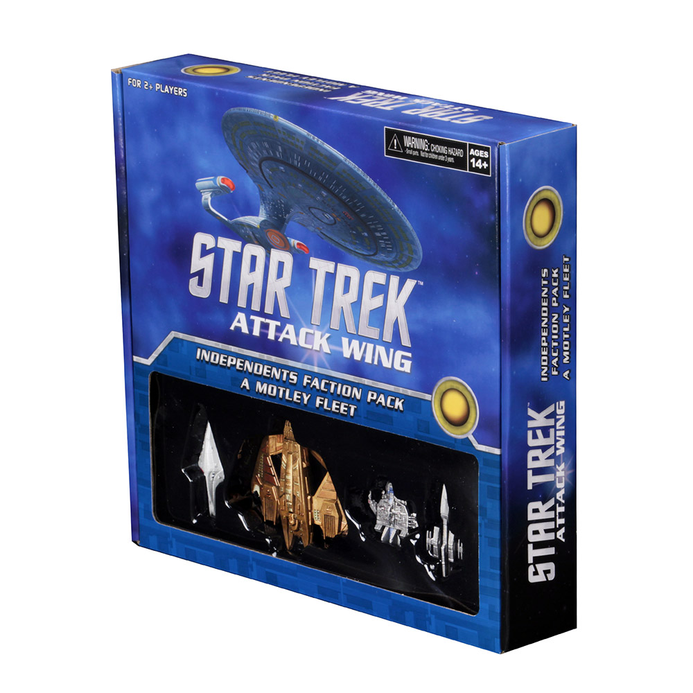 Wizkids Star Trek Attack Wing - Espansione Independent Val Jean, Miniatura Preverniciata, Nave Maquis Raider, Gioco Di Miniature Strategico, Età 14+