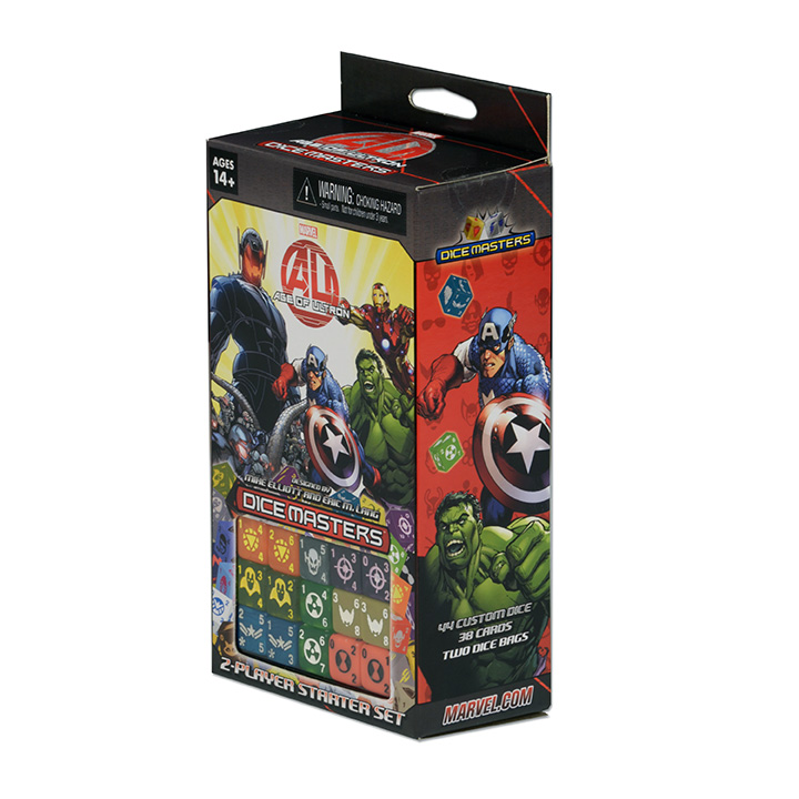 C/C/UC run with 3 or 4 dice per Dice Masters Age of Ultron New Starter set 