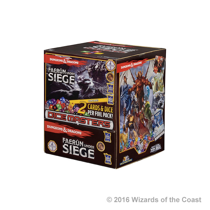 $10 = 10 packs of Dungeons & Dragons Dice Masters Faerun Under Siege Foil Pack 