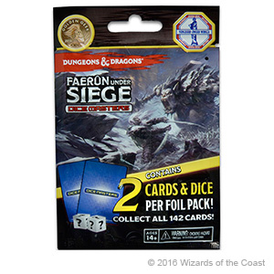 Faerun Under Siege Foil Pack $10 = 10 packs of Dungeons & Dragons Dice Masters 