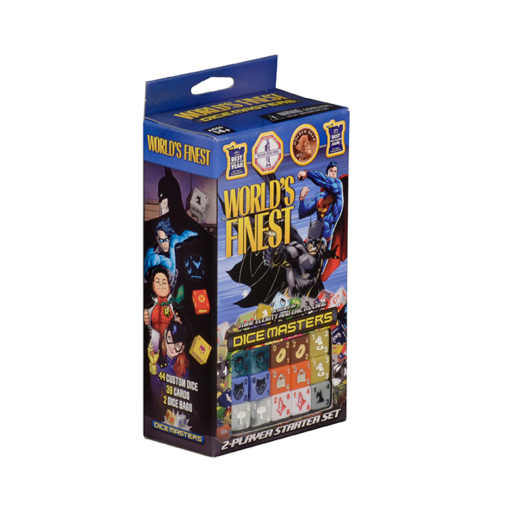 WIZKIDS DICEMASTERS DC COMICS WORLD'S FINEST GRAVITY FEED BOOSTER BOX 90 PACKS 
