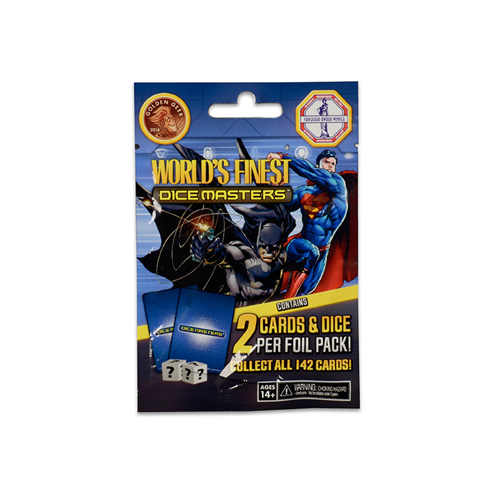 Details about   DC Dice Masters World's Finest Batman Superman Booster Packs Brand New