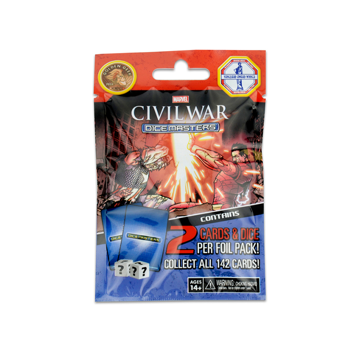 Civil War Boosters Pack of 90 WizKids Dice Masters VF