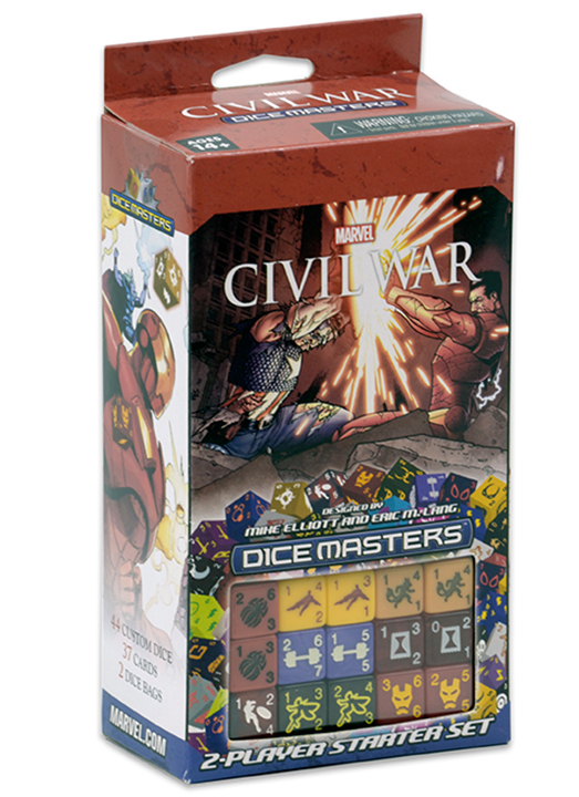 4 dice RARE Uncommon Set CUR BULLSEYE Marvel Dice Masters Civil War 