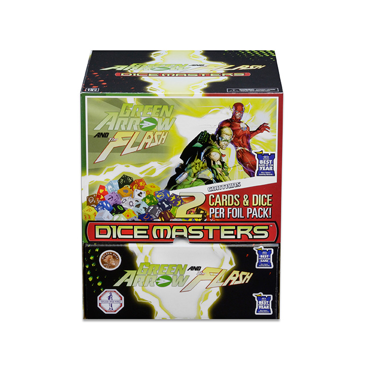 TASER PUNCH 112 Green Arrow & Flash Dice Masters Rare STATIC 