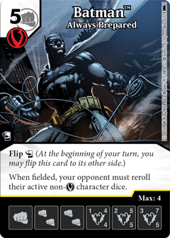 BAT-SIGNAL Set RARE Uncommon CUR DC Dice Masters Batman 4 DICE 