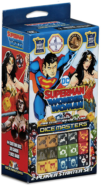 DC Comics SUPERMAN WONDER WOMAN Starter set NEW N Wizkids Games--Dice Masters 