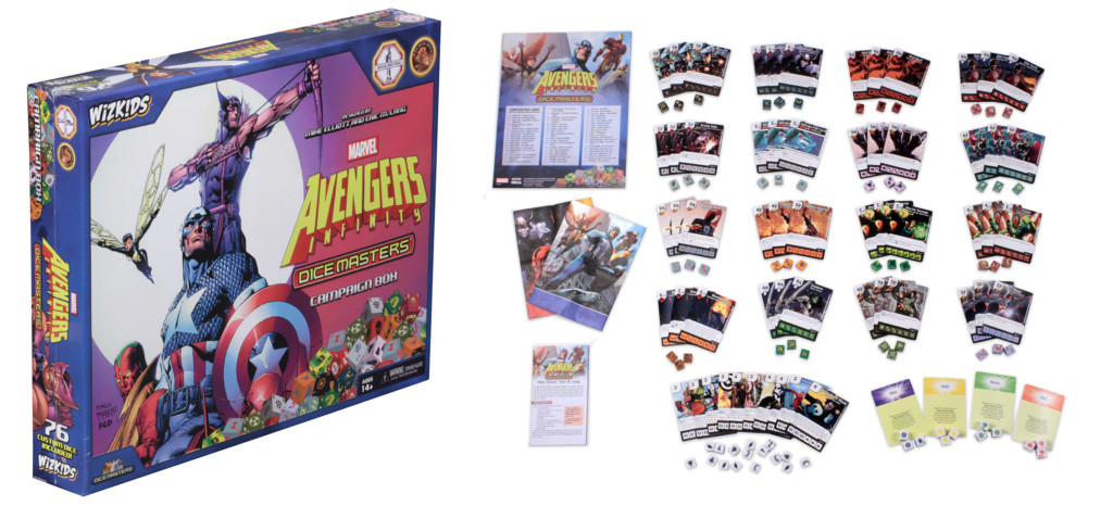 Dice Masters Avengers Infinity Campaign Box Set of Extra Character Dice MAX OUT