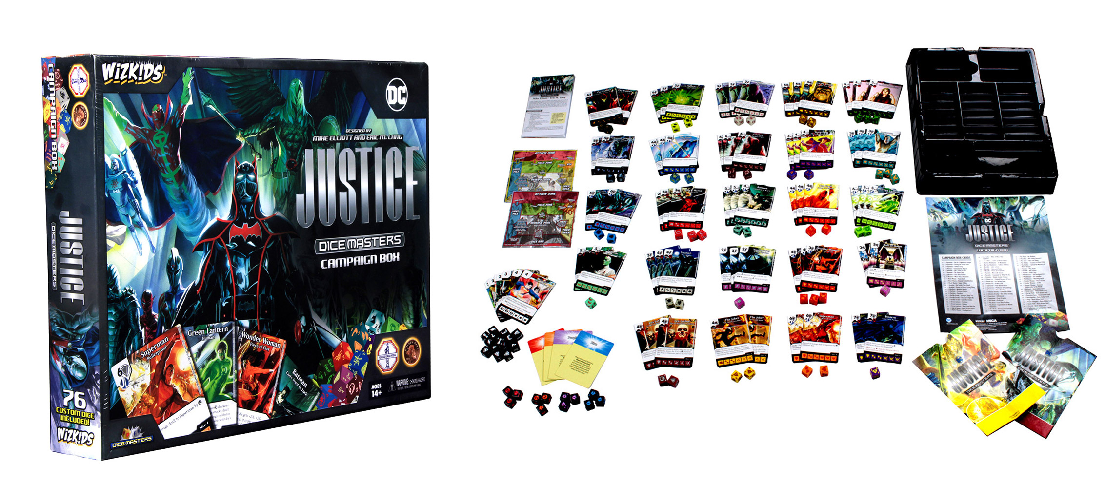 DC Dice Masters Justice Campaign Box 3 SCARECROW Cards 4 Dice 2 Proxy 