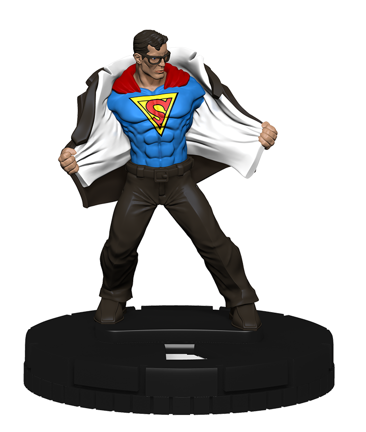 Superman Wonder Woman SUPERMAN #017 HeroClix miniature Wizkids/NECA #17