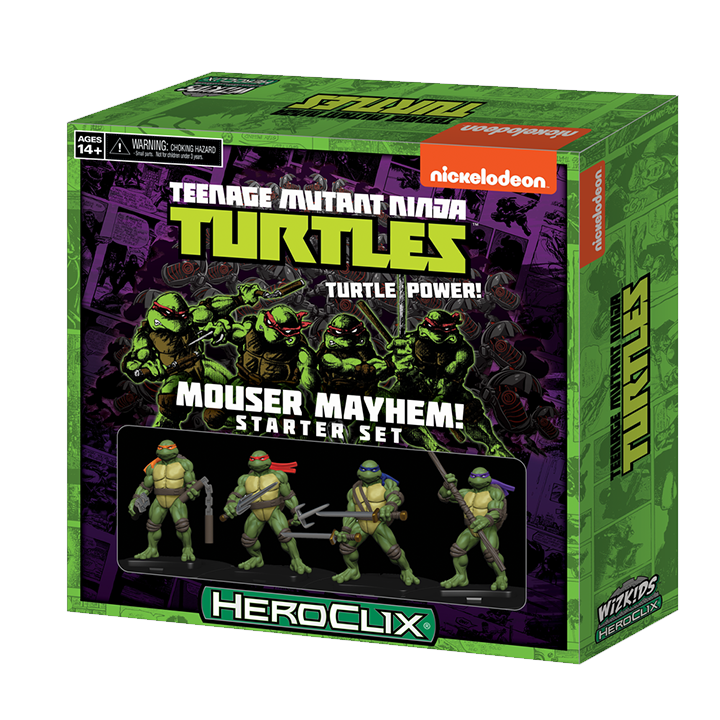 Heroclix Teenage Mutant Ninja Turtles set Krang #031 Super Rare figure w/card 