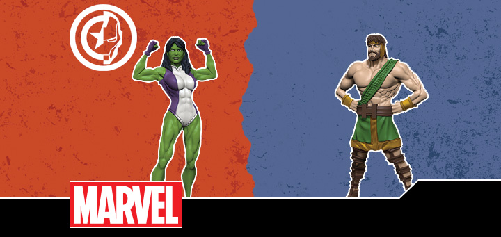 HeroClix | Marvel HeroClix: Civil War Storyline OP- Hercules & She-Hulk