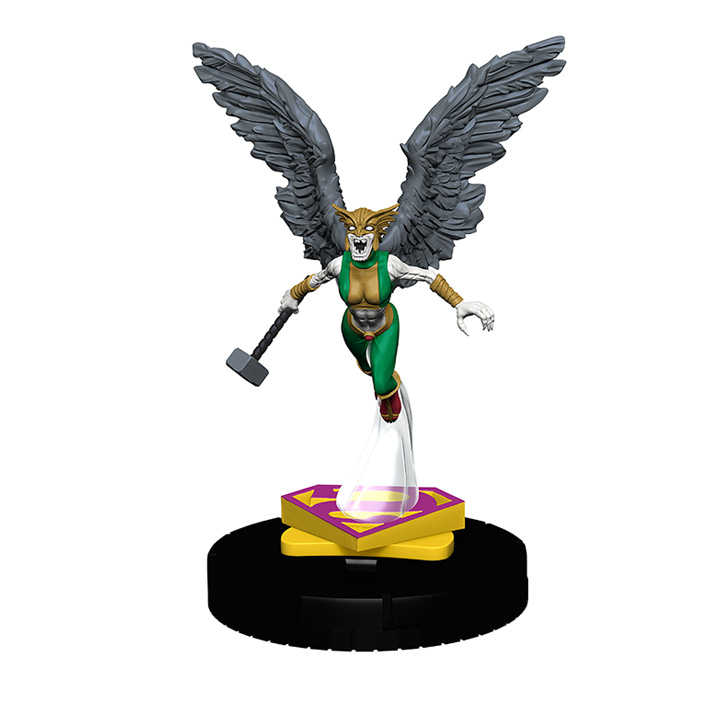 Heroclix Joker's Wild set Bizarro Hawkgirl #064 Chase figure w/card!