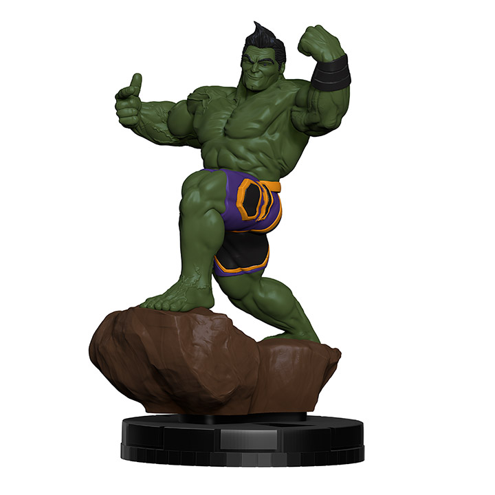 Heroclix Avengers Defenders War set Hulk #003 Common figure w/card! 