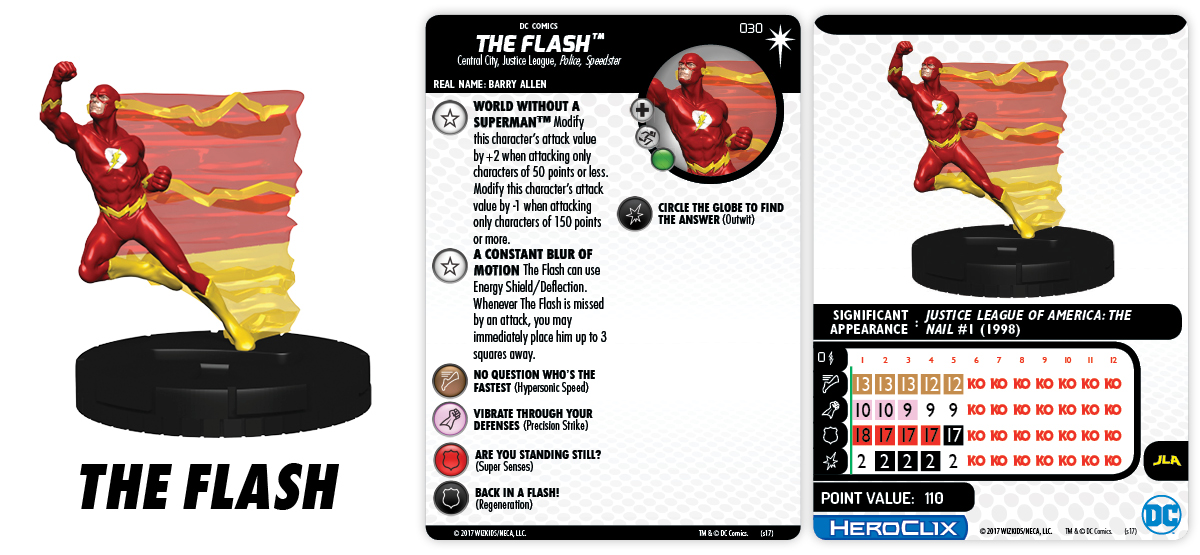 Heroclix The Flash Set ~ Magenta #057 Super Rare w/ Card 