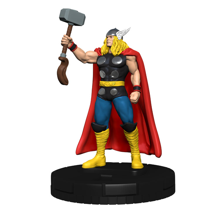 Heroclix Hammer of Thor set Hogun #034 Rare figure w/card! 