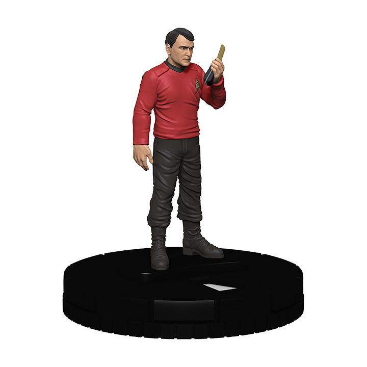 Scott #016 Uncommon figure w/card! Heroclix Star Trek Away Team set Mr 