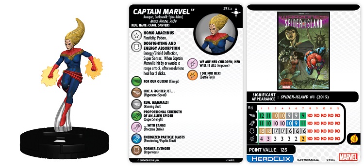 Heroclix Captain Marvel 24 Pack alimentation par gravité Brand New & Sealed 
