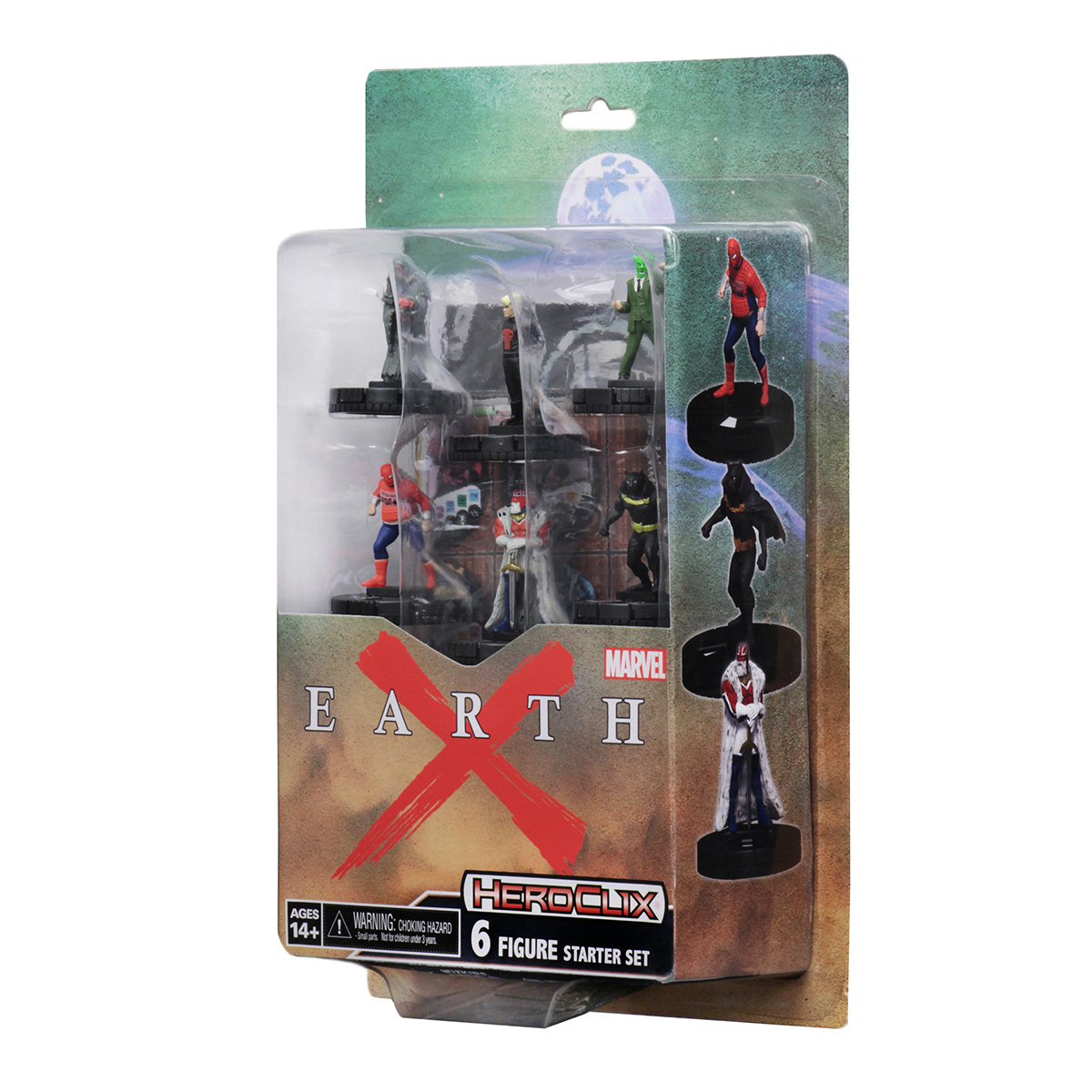 Marvel Heroclix Earth X Starter Set Includes Map Rules & 6 Figures Cards