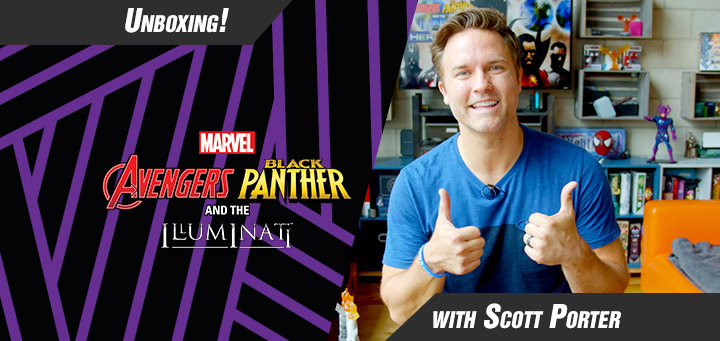 HeroClix | Scott Porter Marvel HeroClix: Avengers Black Panther and the Illuminati Unboxing Series