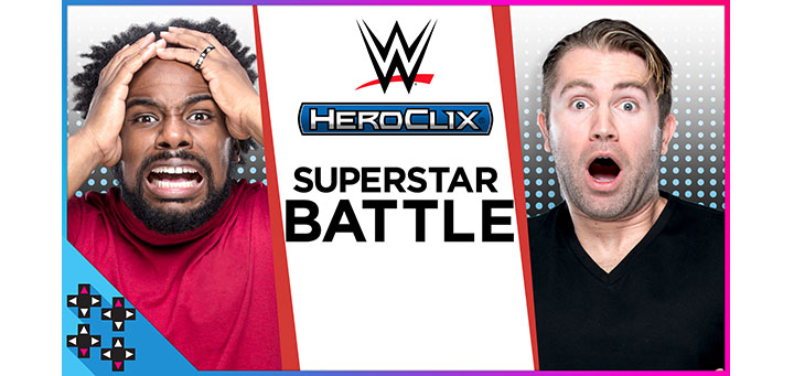 HeroClix | WWE HeroClix Playthrough with Tyler Breeze and Austin Creed! Part 2