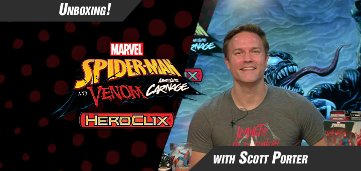 HeroClix | Scott Porter Marvel HeroClix: Spider-Man and Venom Absolute Carnage Unboxing Series