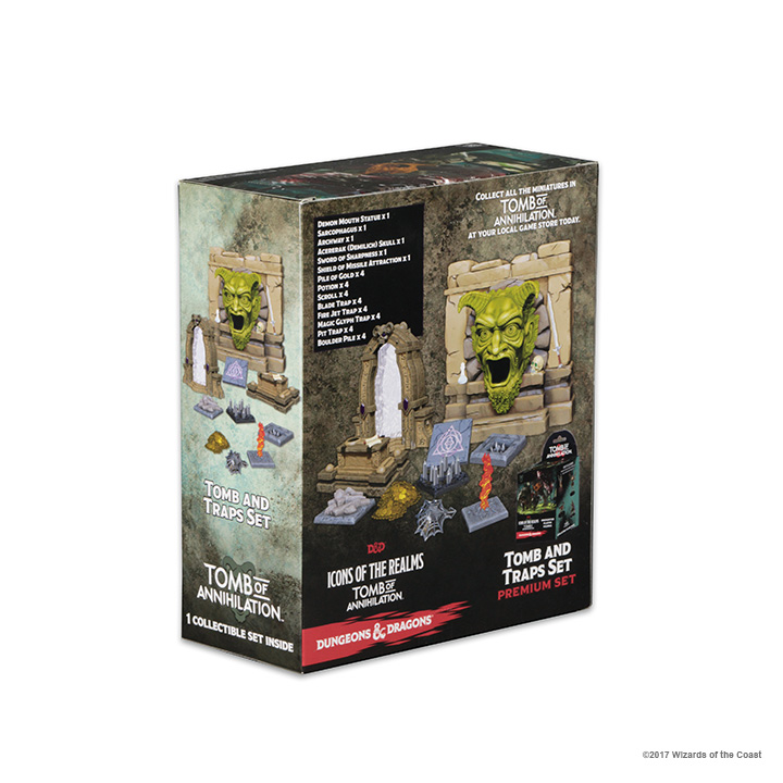 TOMB AND TRAPS SET of Annihilation Icons of the Realms D&D Promo Incentive