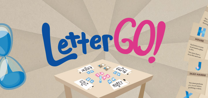 WizKids | Get Ready for Randomly Ridiculous Rules in Letter Go! Available Now!