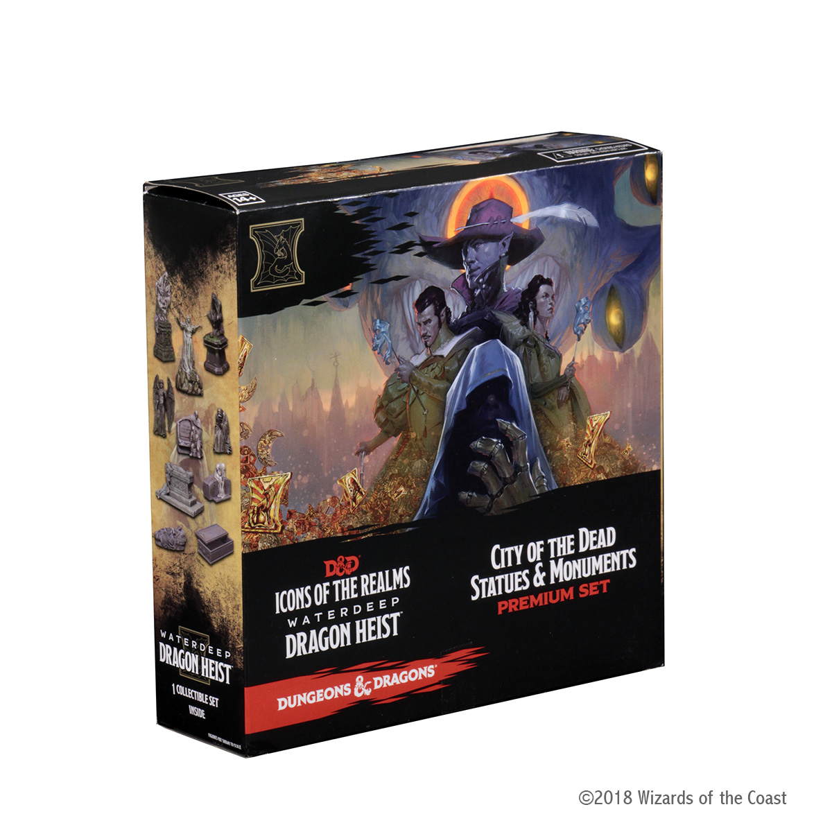 Icons of the Realms Waterdeep Dragon Heist Booster Brick 8 Packs D&D WZK73110 
