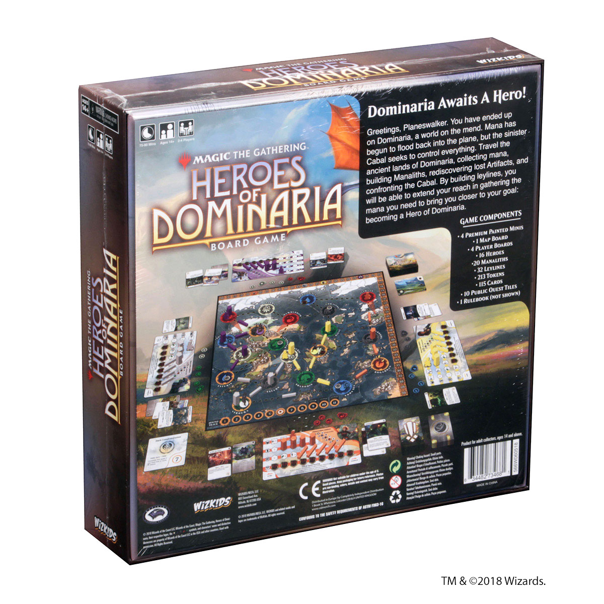 Heroes of Dominaria Board Game Premium Edition Magic the Gathering Englisch 