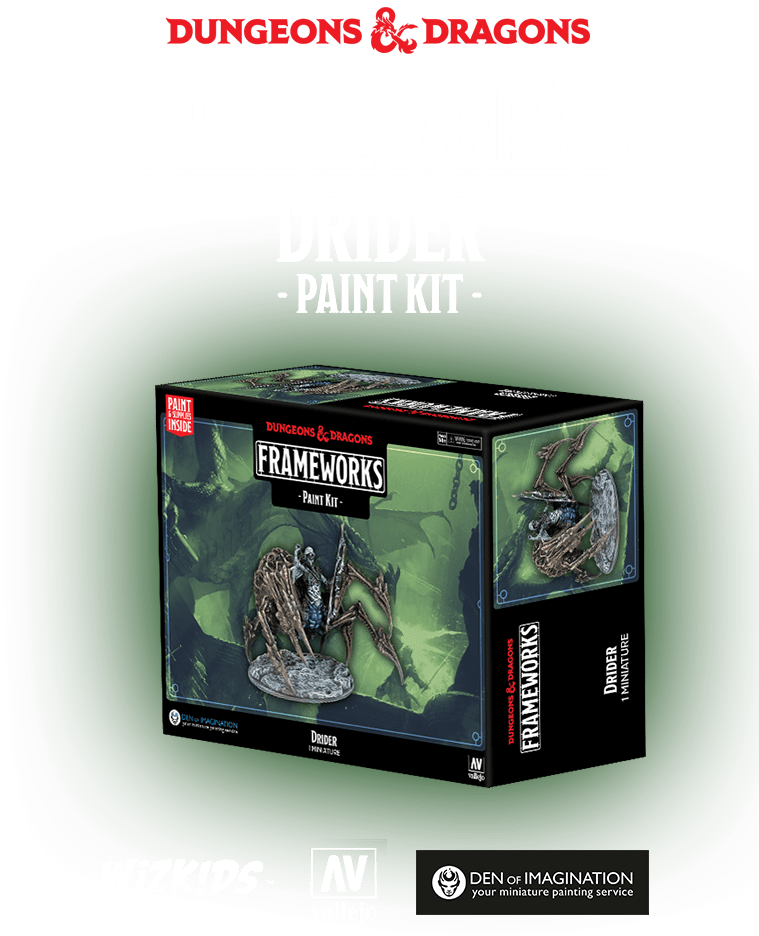 dnd frameworks drider paint kit