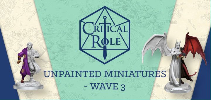 Critical Role Unpainted Miniatures