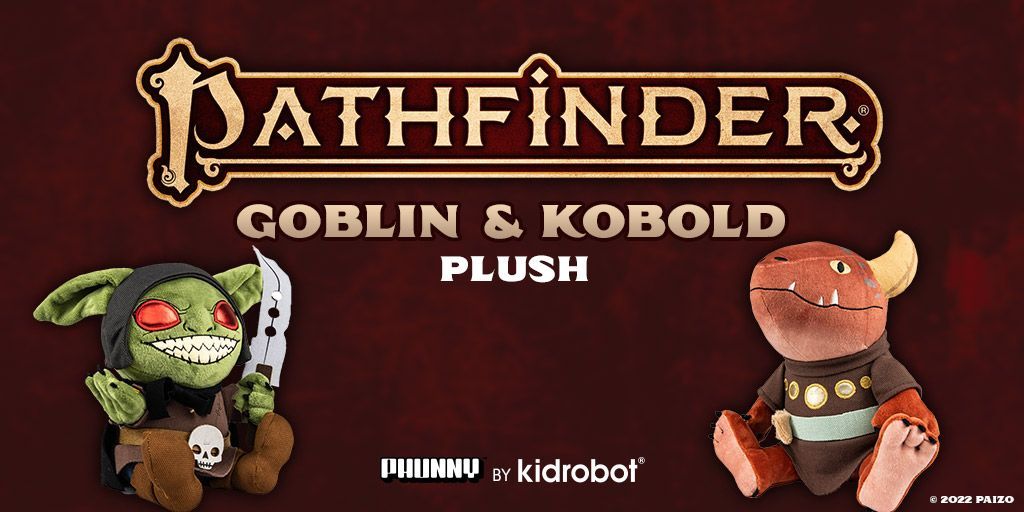 WizKids | Announcing Phunny Plush: Pathfinder Kobold & Goblin!
