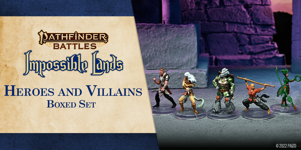 WizKids | Pathfinder Battles: Impossible Lands – Heroes and Villains