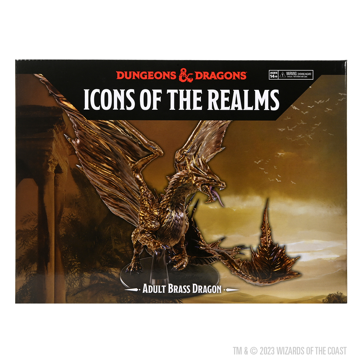 D&D Icons of the Realms: Adult Brass Dragon - Painted Figure, Highly  Detailed RPG Miniature, Dungeongs & Dragons 